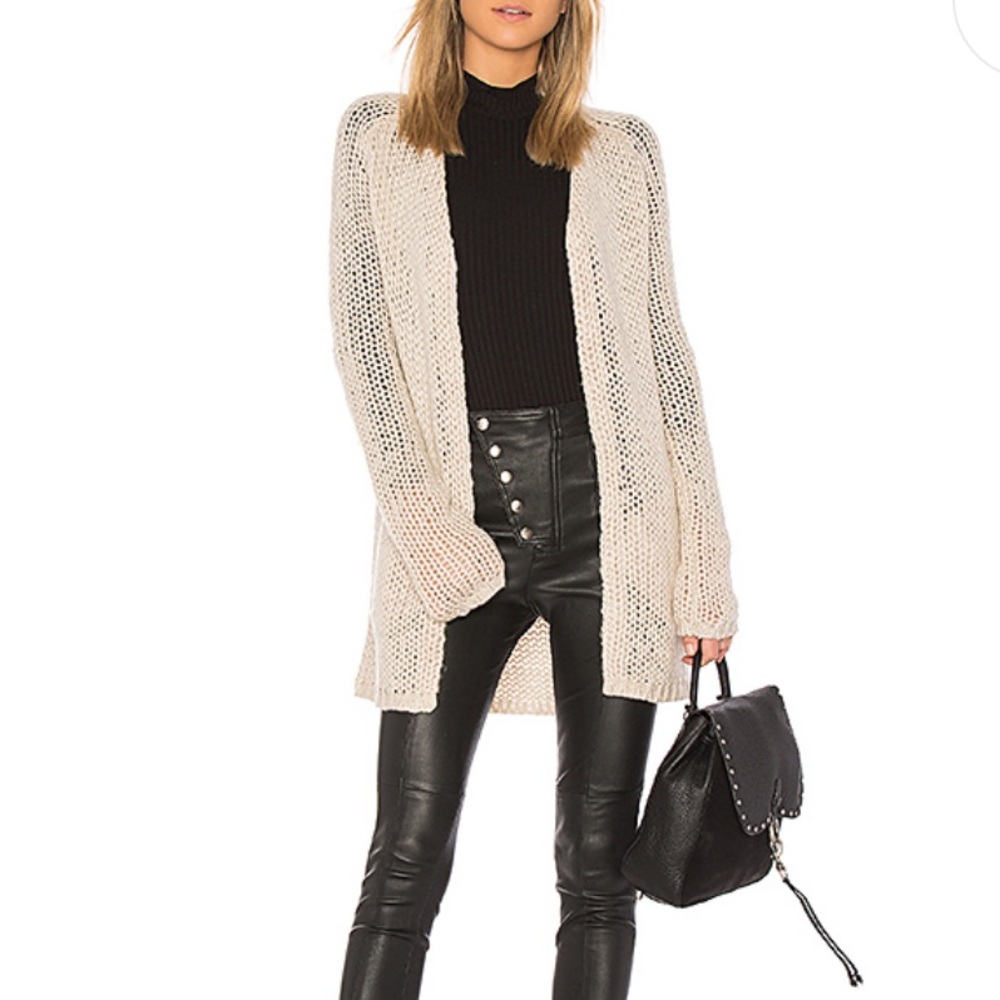 Lovers + Friends locali cardigan in pearl